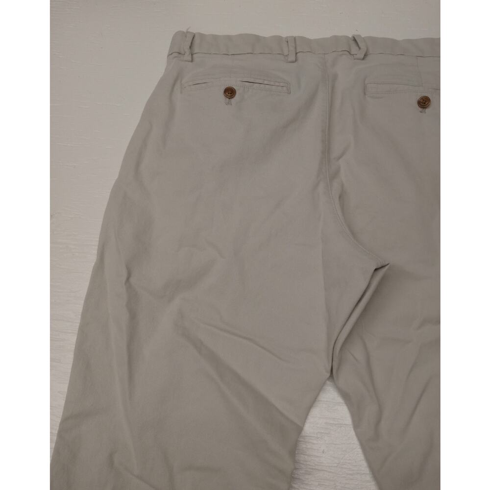 Gap 34x30 Essential Men's Khaki Straight Taper Pants Good Condition Clothing - Picture 8 of 10